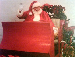 Retired C/O Terry Jelliffe wishing everyone a Merry Christmas at the first COAD Breakfast with Santa. (12/11/2010)